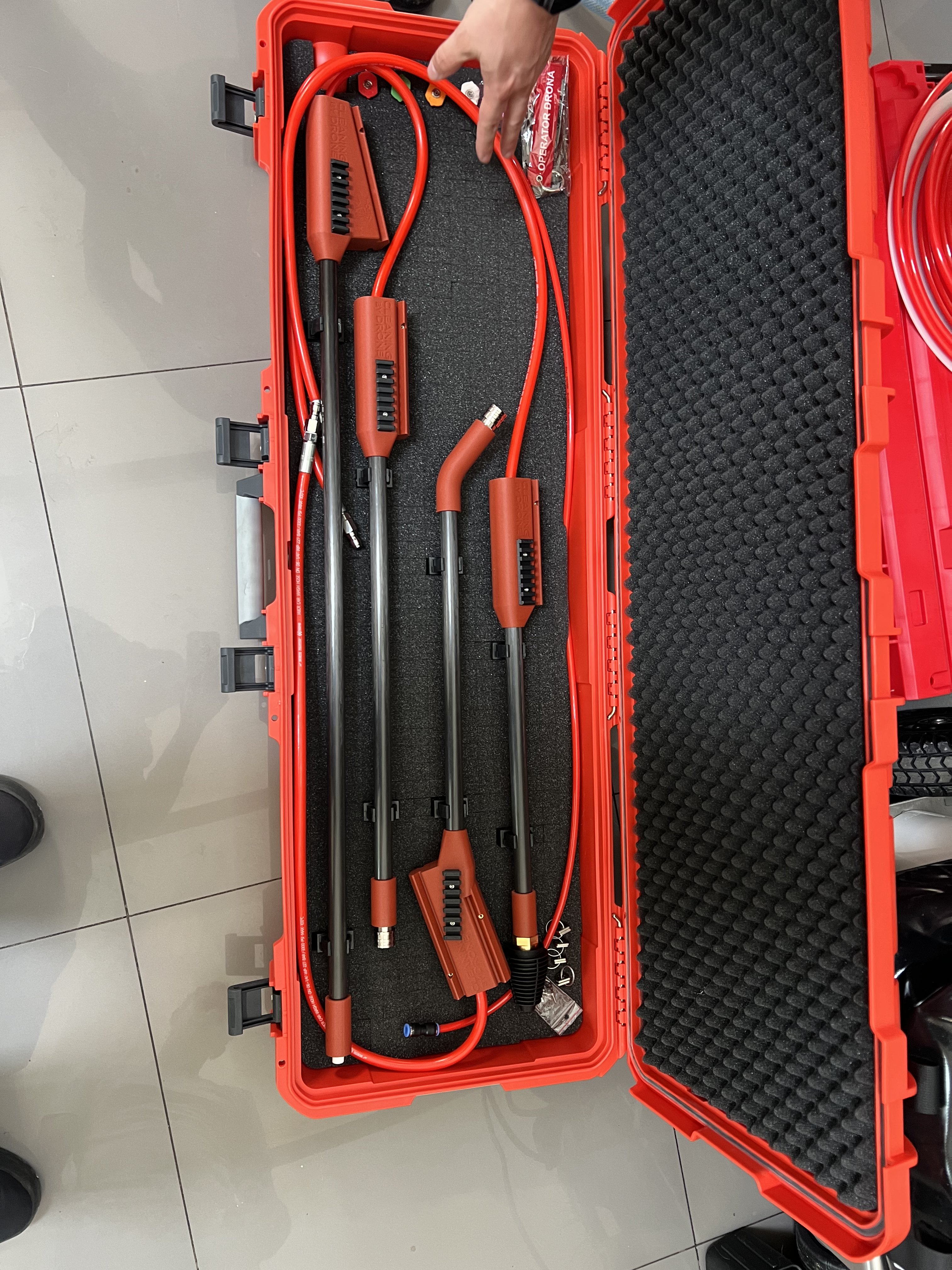 System lanc drona